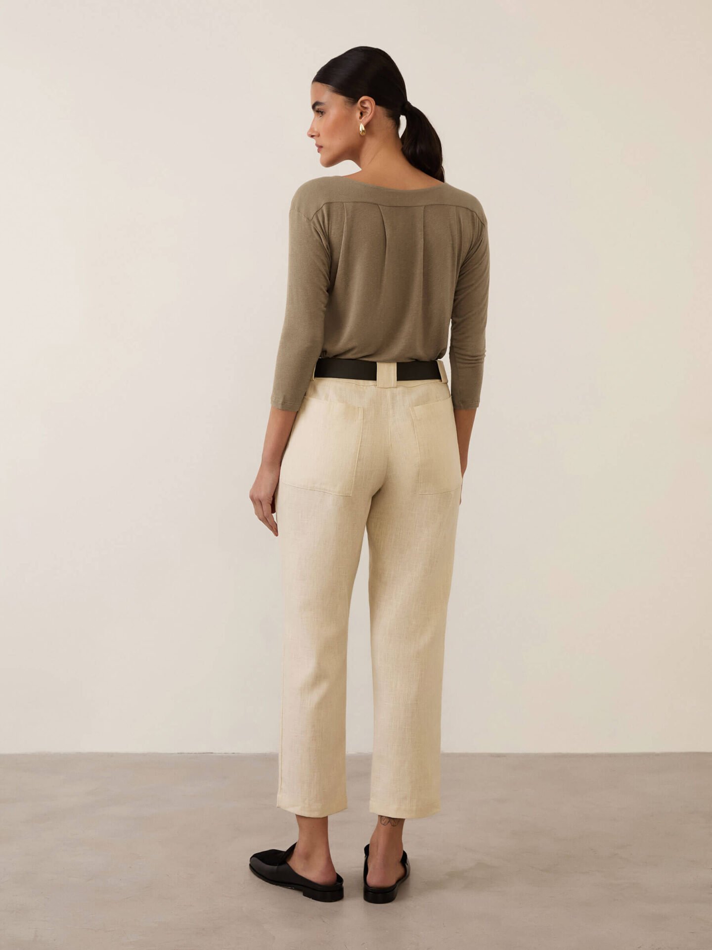 Blusa Marola 7/8 Khaki
