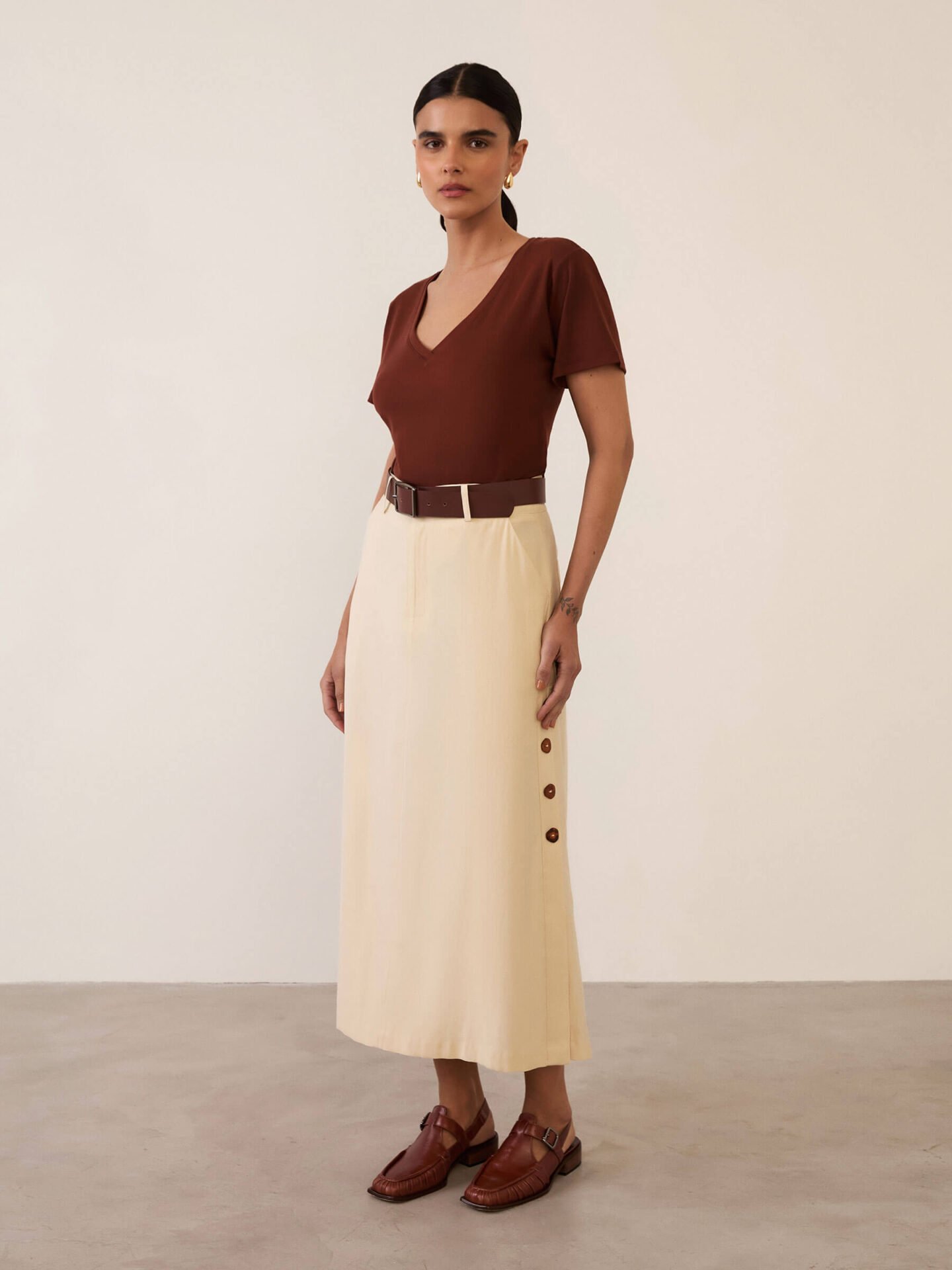 Blusa Vento Marrom