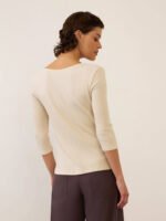 Blusa Voa 7/8 Gelo