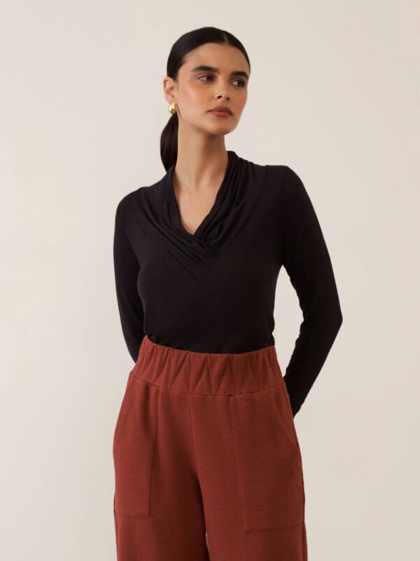 Blusa Xale Preto
