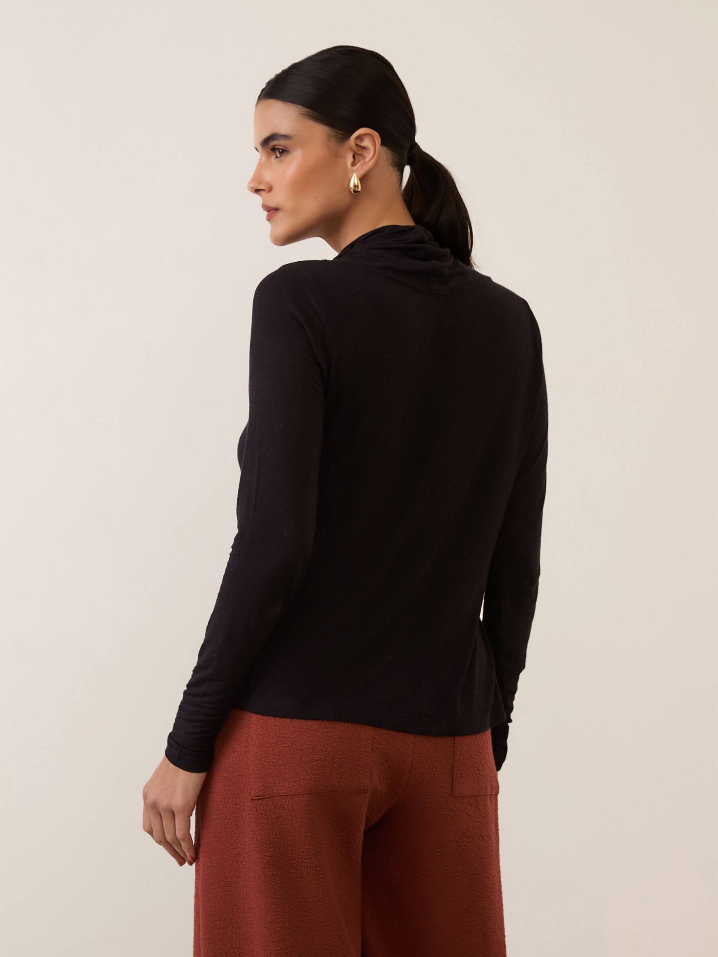 Blusa Xale Preto