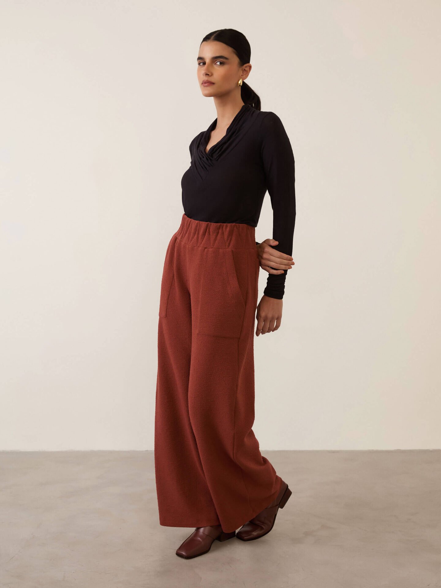 Blusa Xale Preto