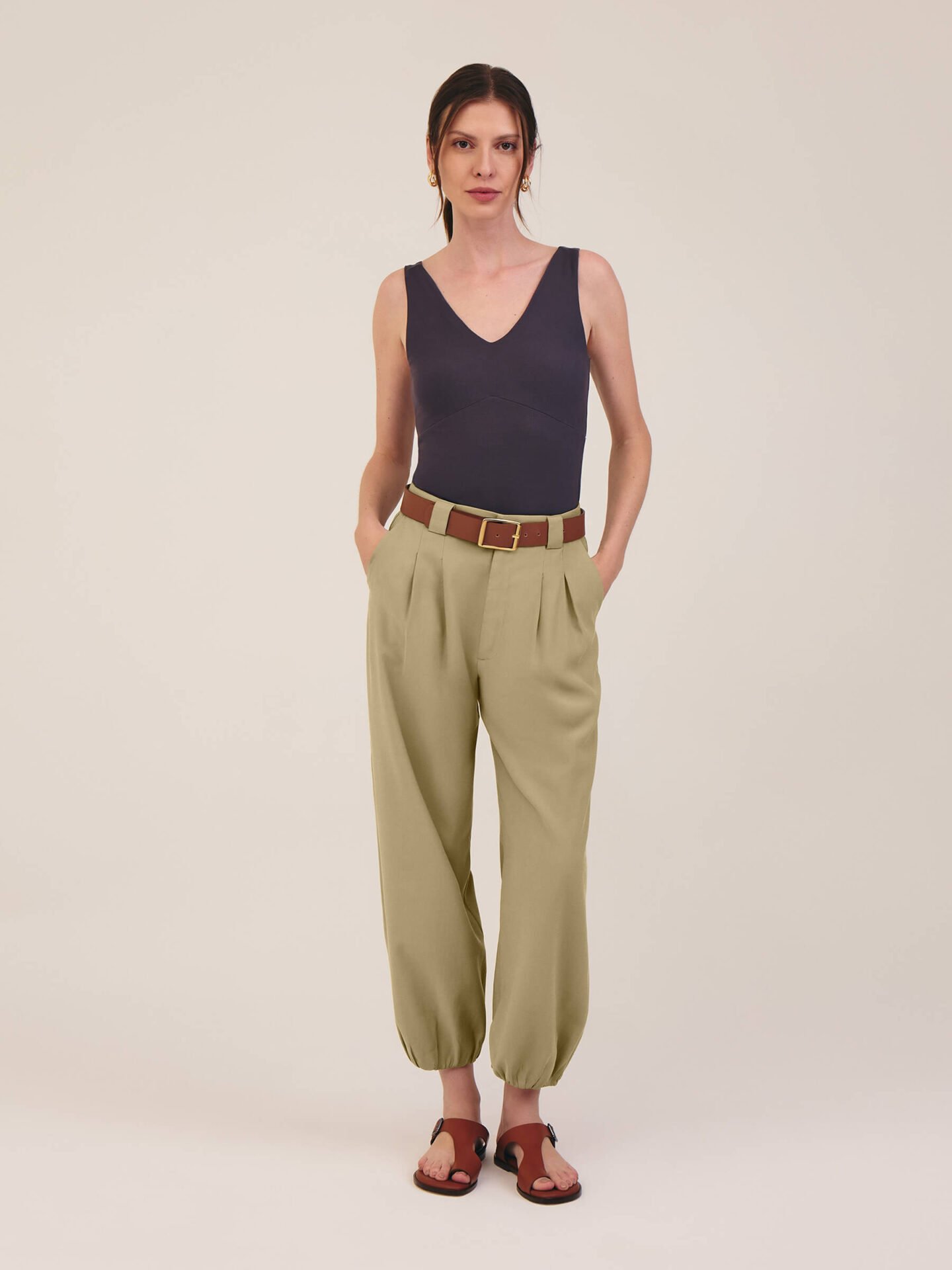 Calça Beira Khaki
