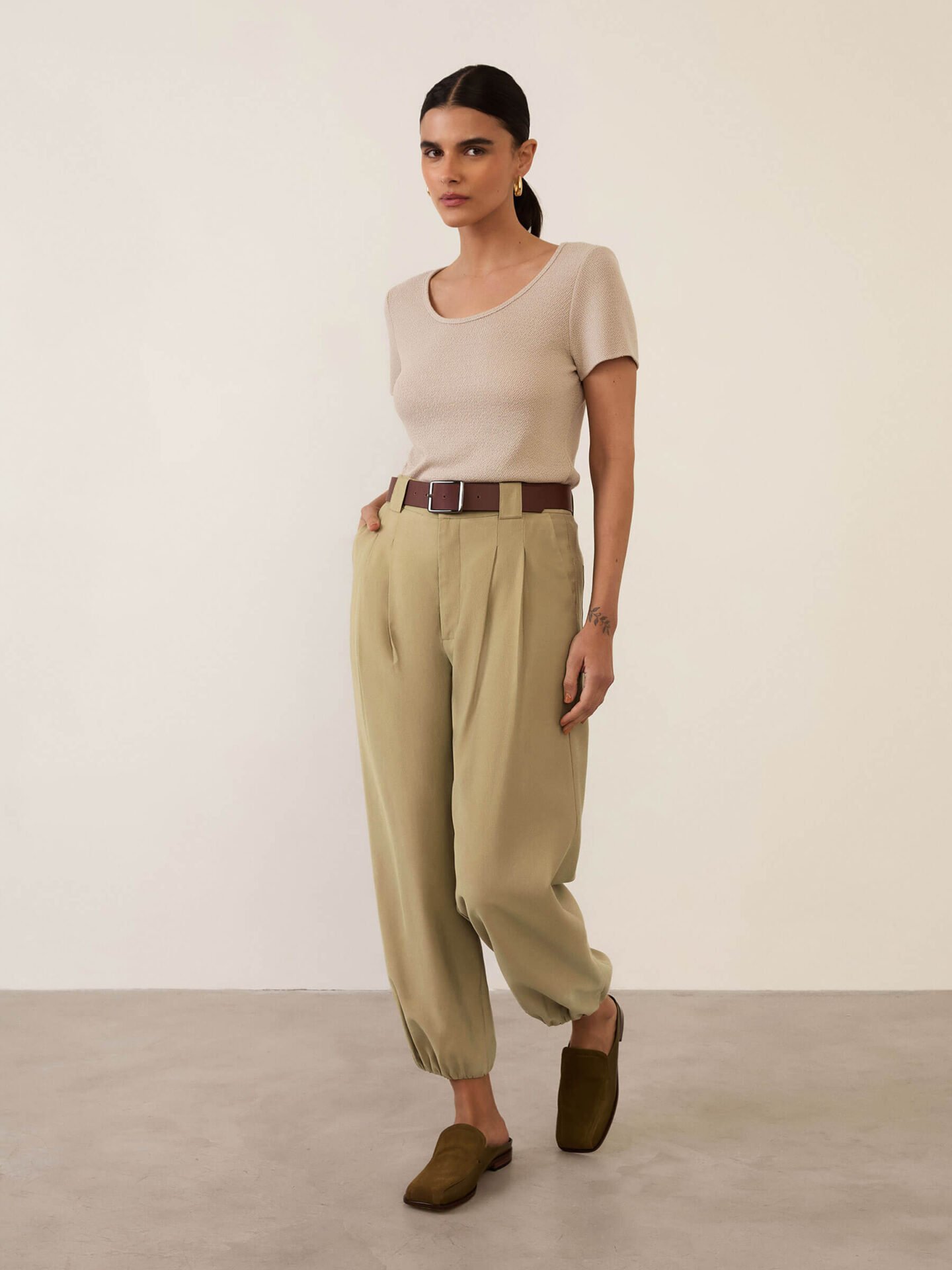 Calça Beira Khaki