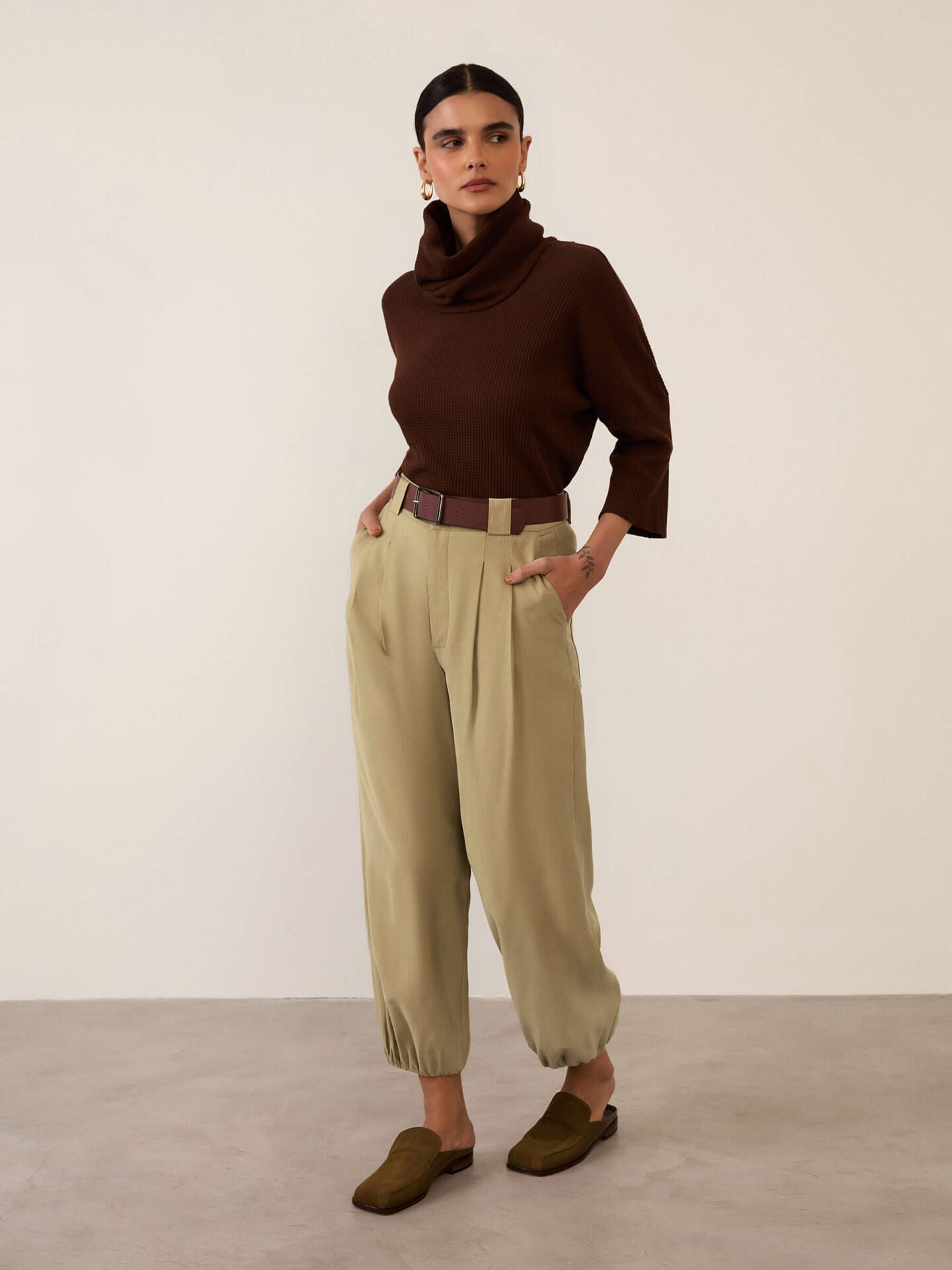 Calça Beira Khaki