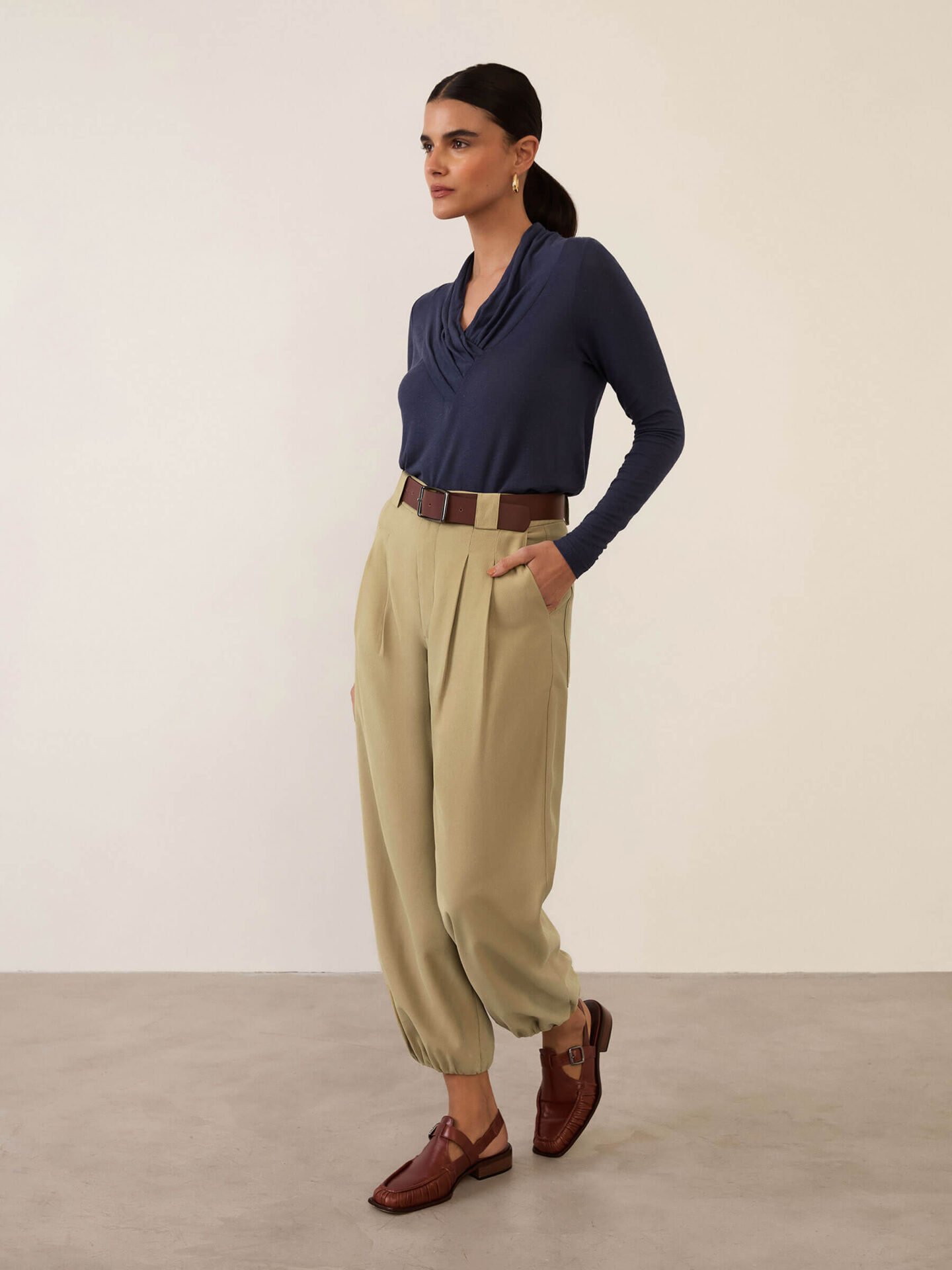 Calça Beira Khaki