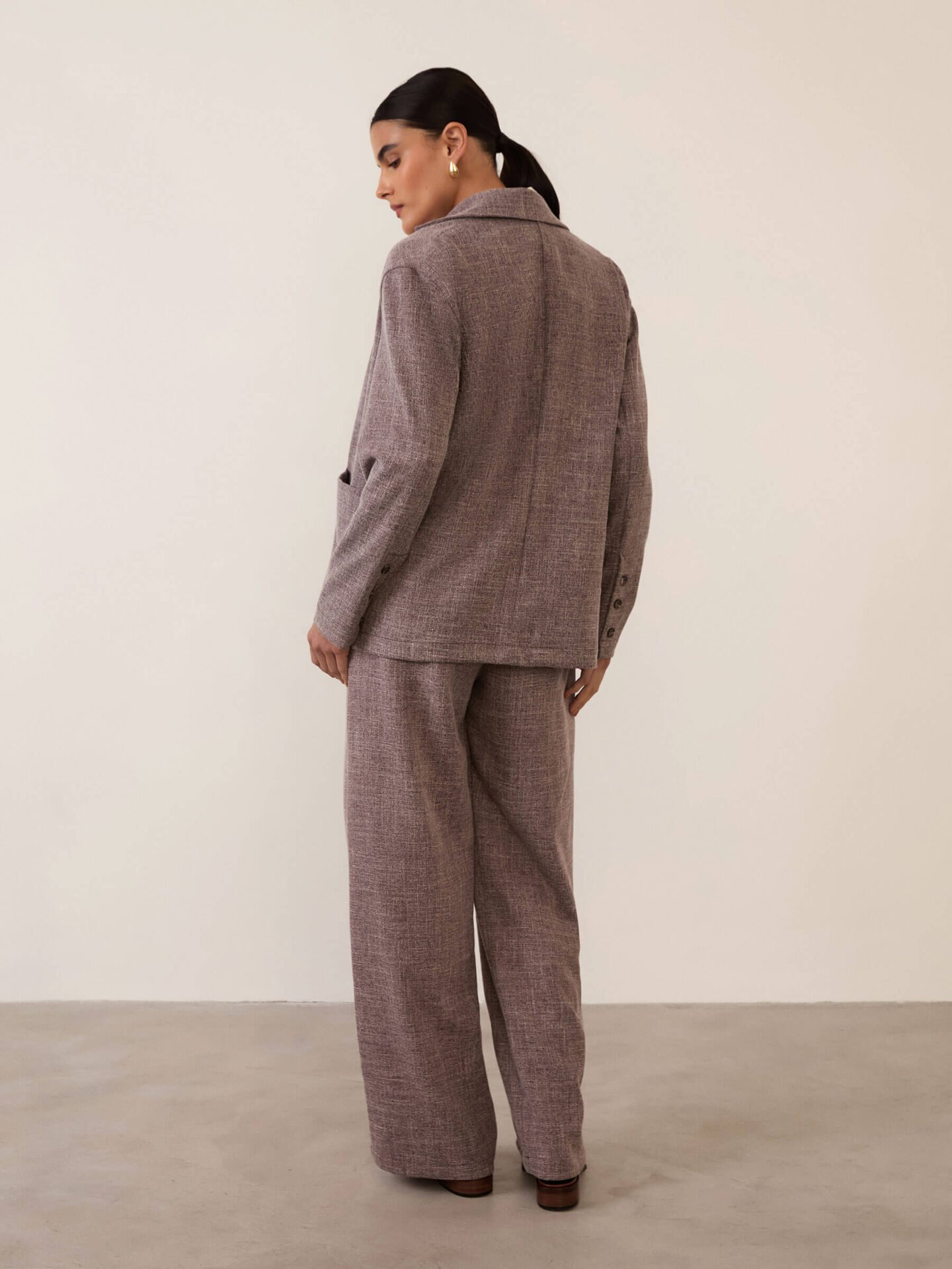 Calça Pantalona Mescla