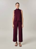 Calça Bis Viscose Sustentável Berinjela