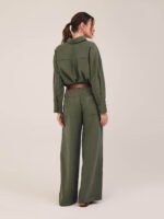 Calça Lyocell Verde