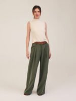 Calça Lyocell Verde