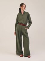 Calça Lyocell Verde