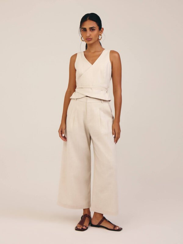 Calça Pantacourt Luxor Aveia