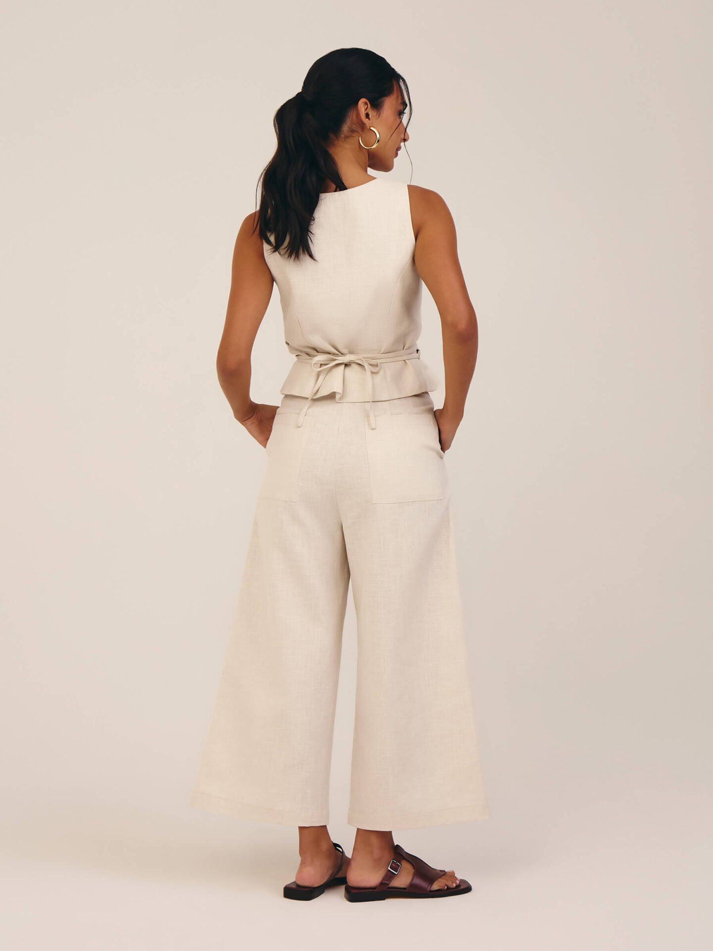 Calça Pantacourt Luxor Aveia