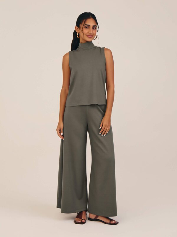 Calça Pantalona Bis Khaki