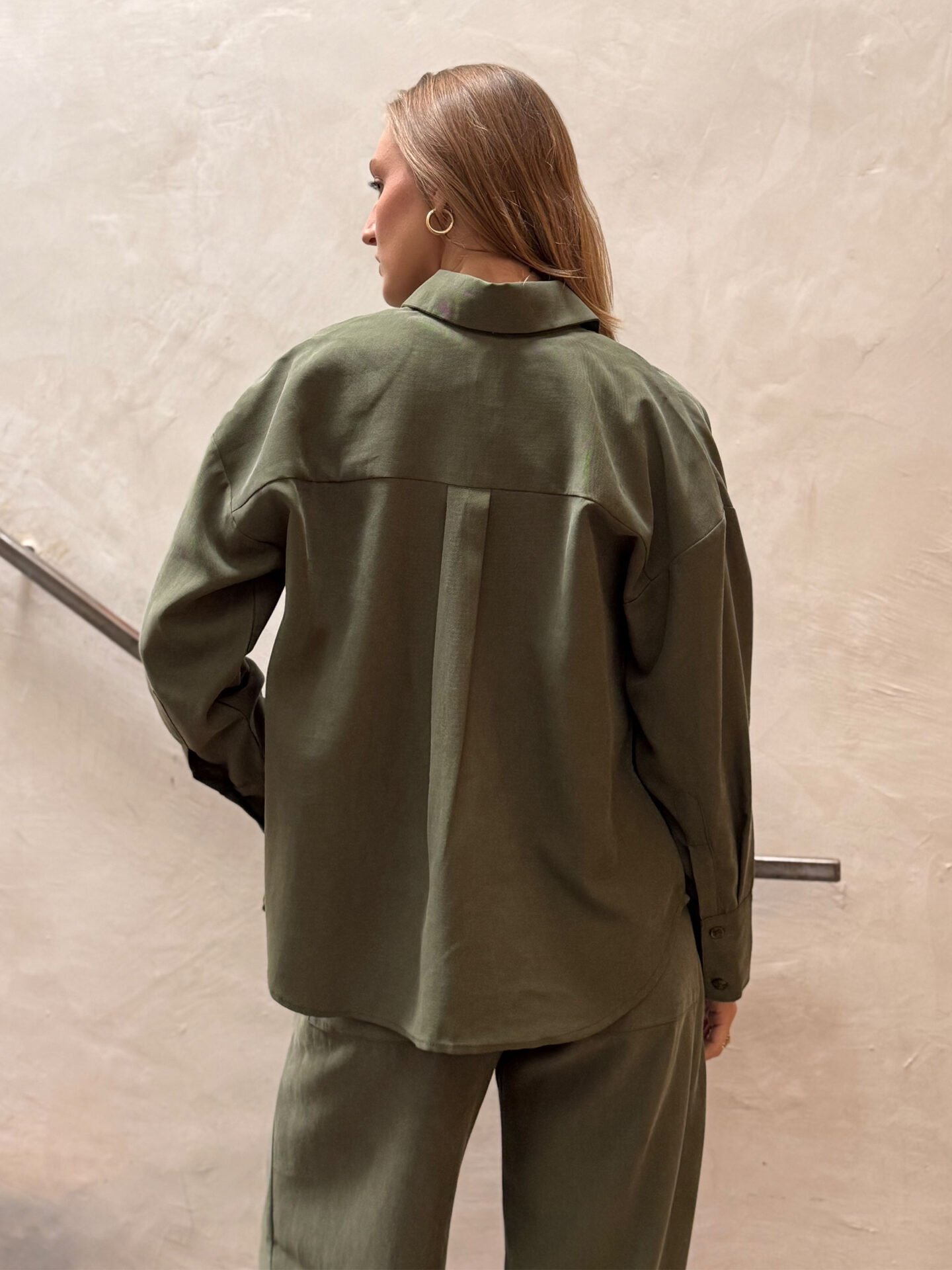 Camisa Lyocell Verde