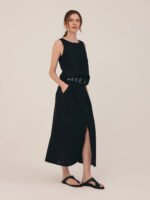 Saia Linha Luxor Rami Preto