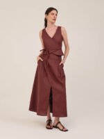 Saia Linha Luxor Marrom