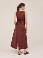 Saia Linha Luxor Marrom