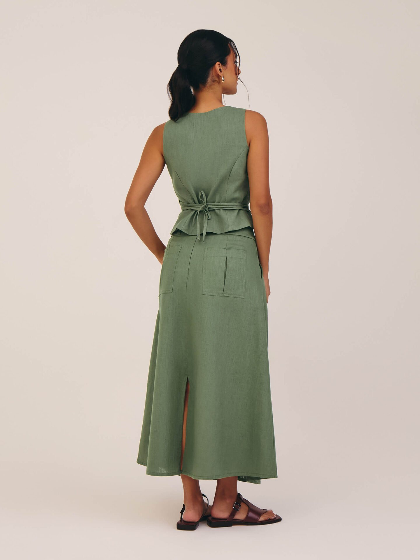 Saia Linha Luxor Verde