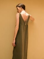 Vestido Onda Lyocell Verde