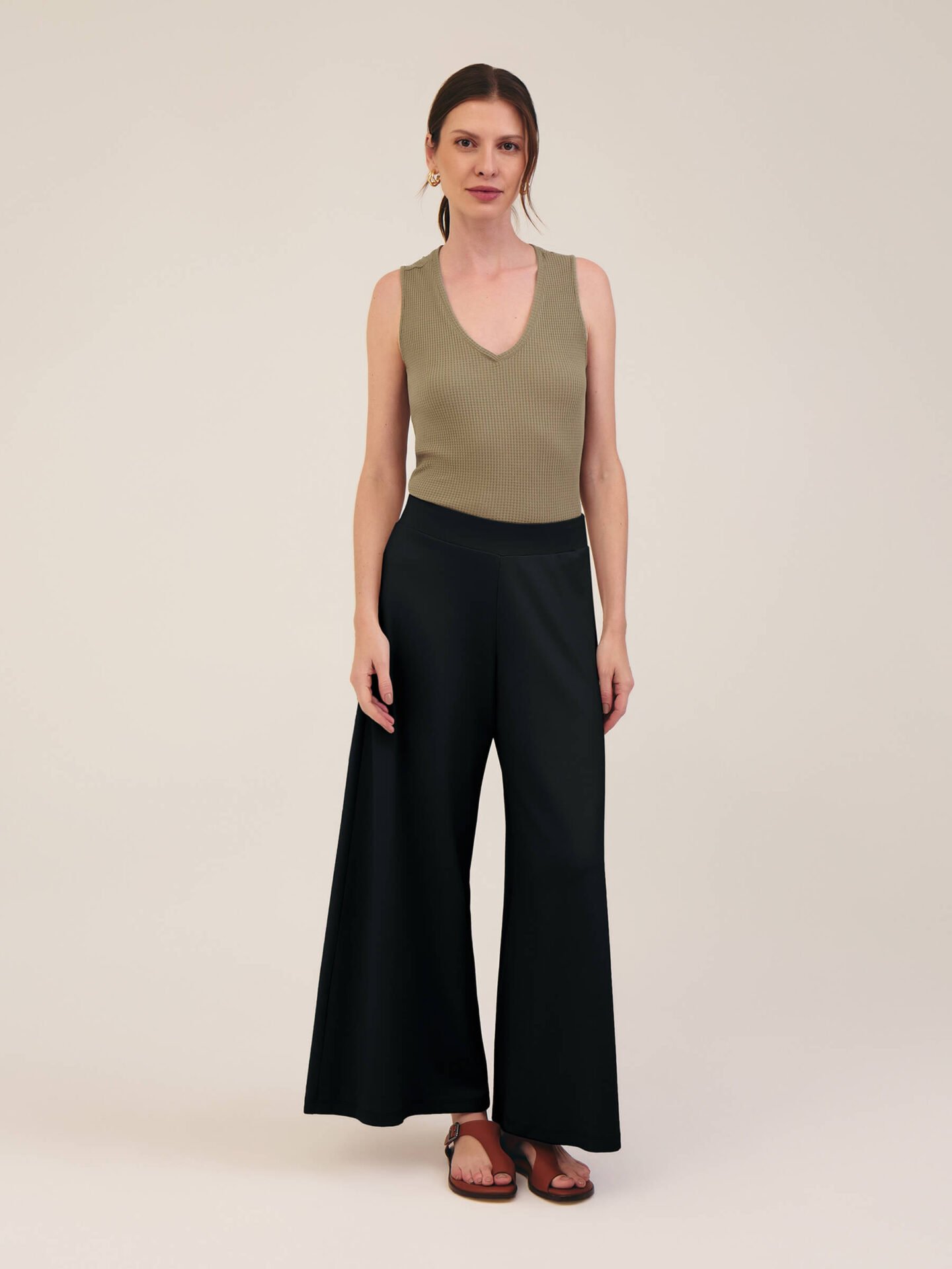 Calça Pantalona Bis Preto