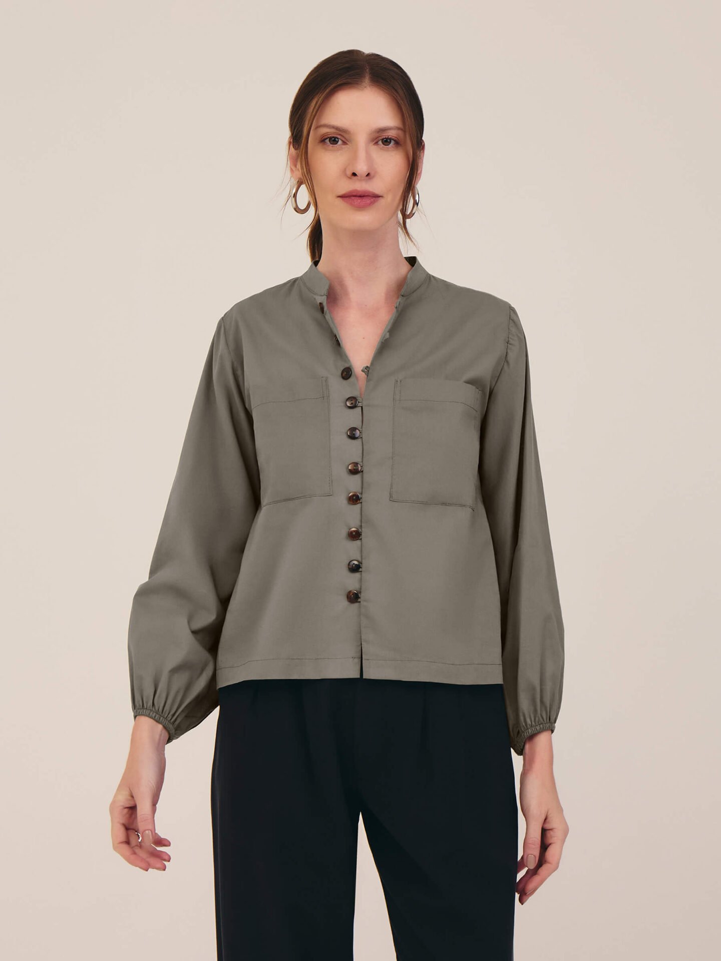 Camisa Aurora Voil Verde