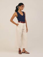 Calça Pantacourt Luxor Aveia