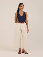 Calça Pantacourt Luxor Aveia