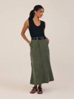 Saia Beira Lyocell Verde